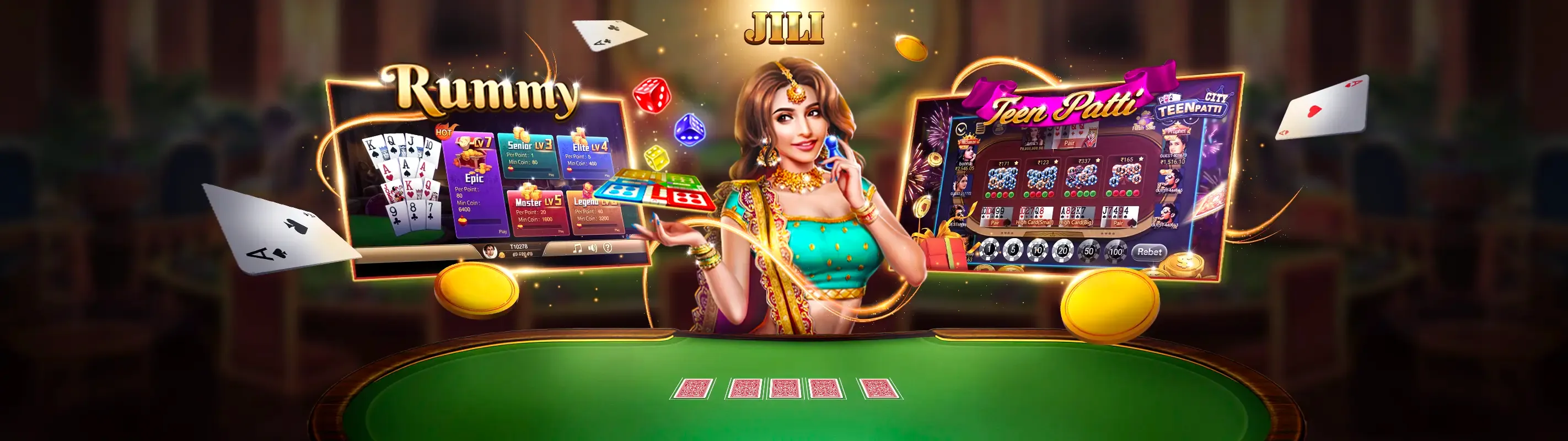 Hình ảnh nền trò chơi Slot 555win với jackpot và tiền vàng